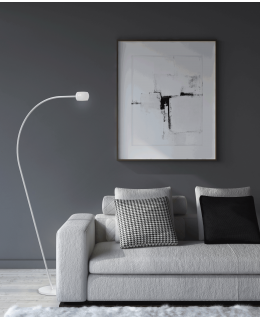 Kuzco FL46660-GWH Flux Floor Task Lamp
